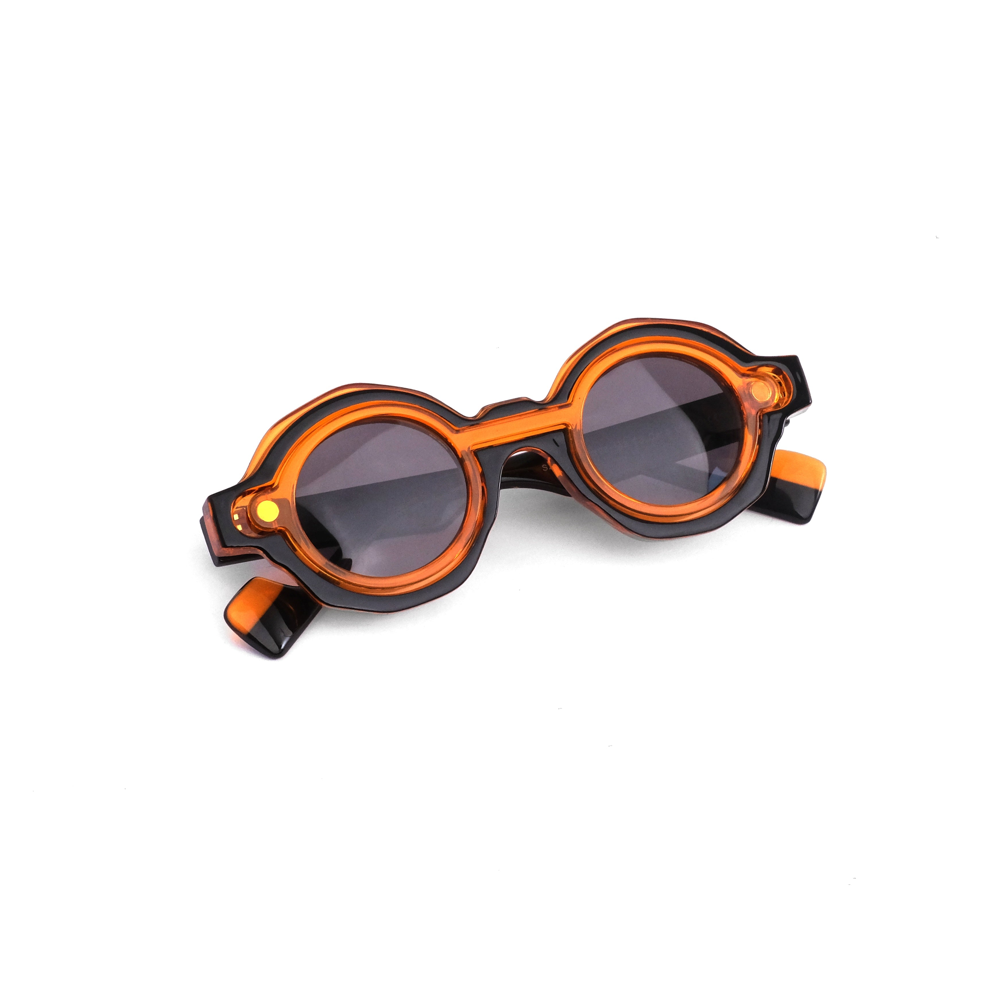 GOXO Orbit clip-on polarized orange sunglass 859 alternate