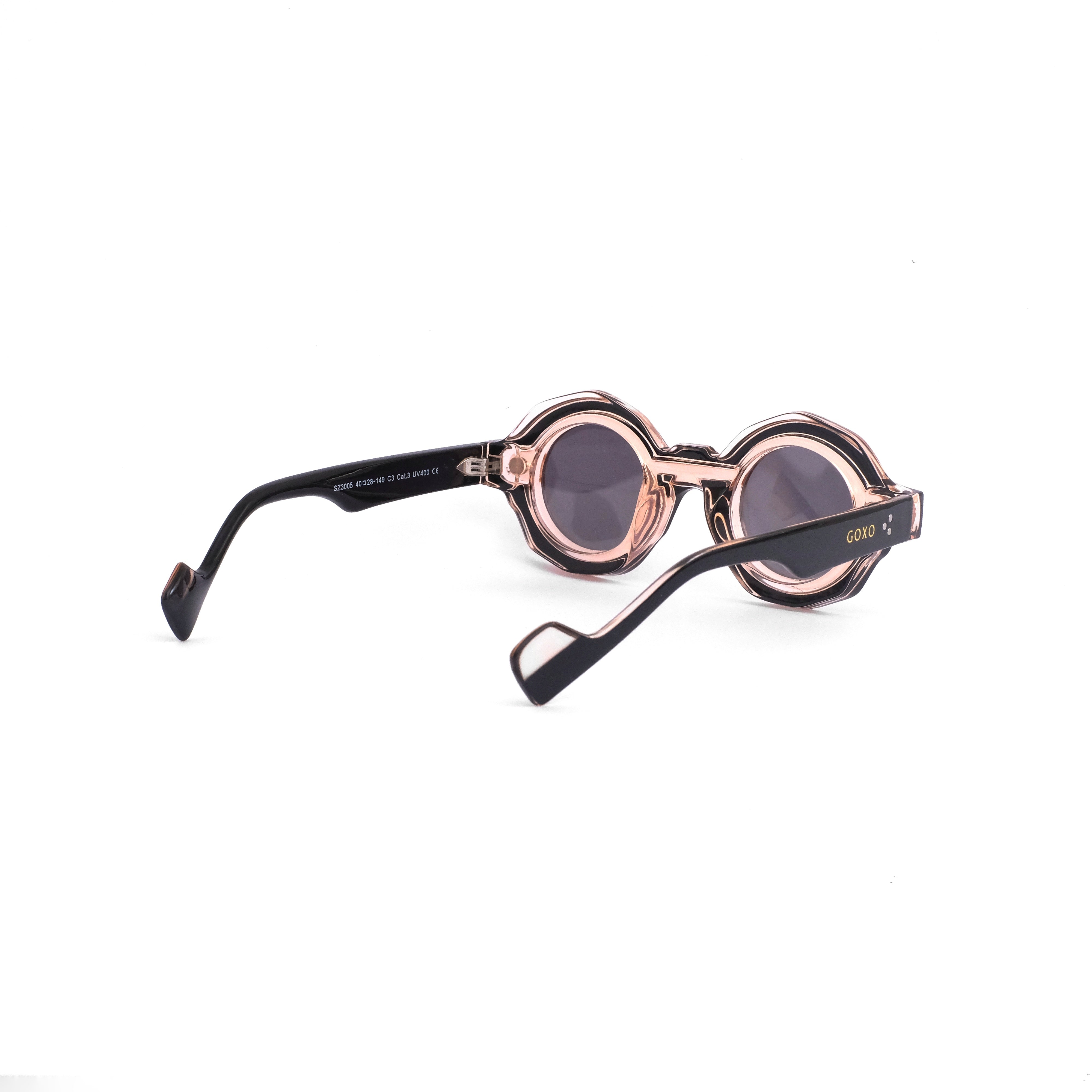 GOXO Orbit clip-on polarized peach sunglass 860 alternate