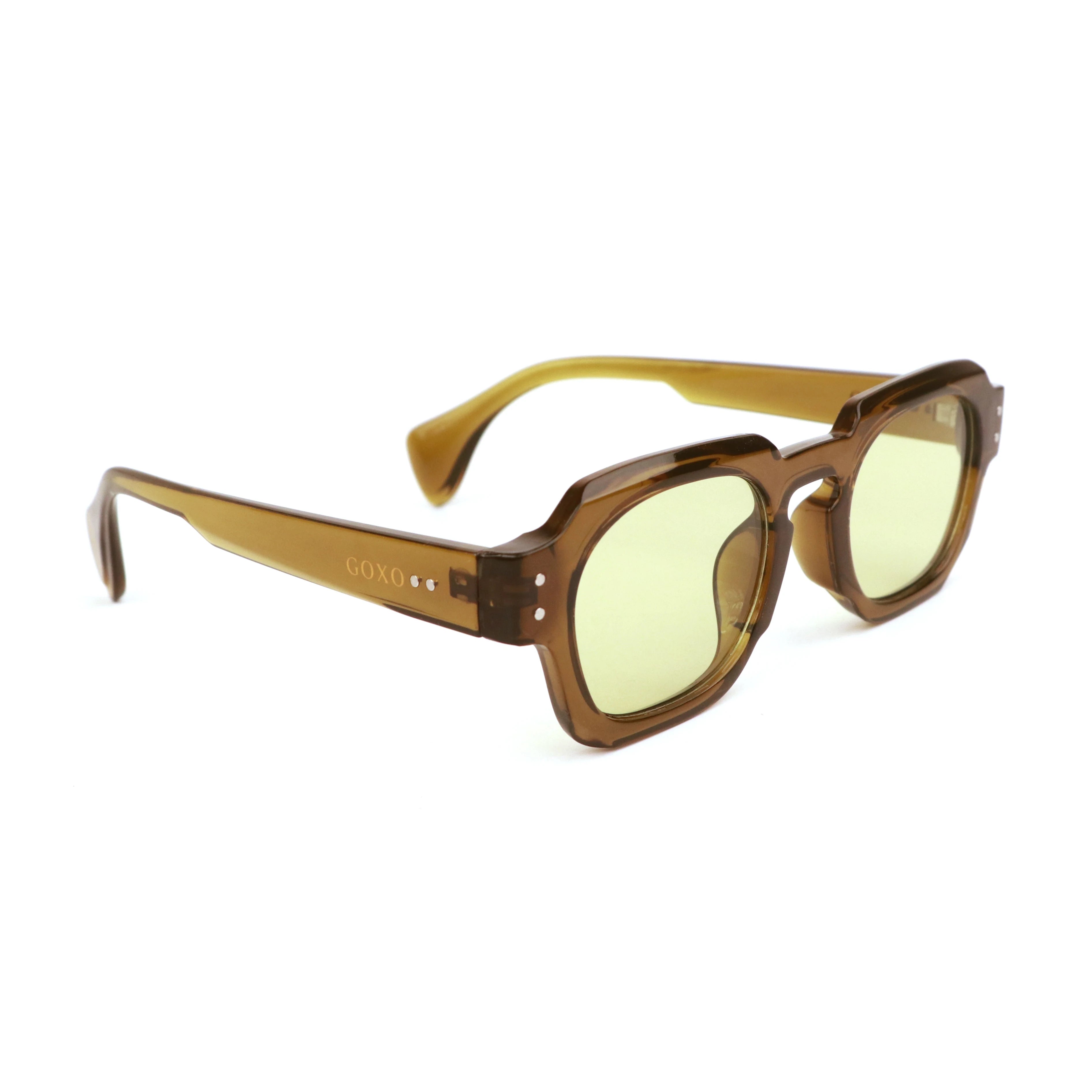 GOXO Vintage Punk Olive Sunglass 802