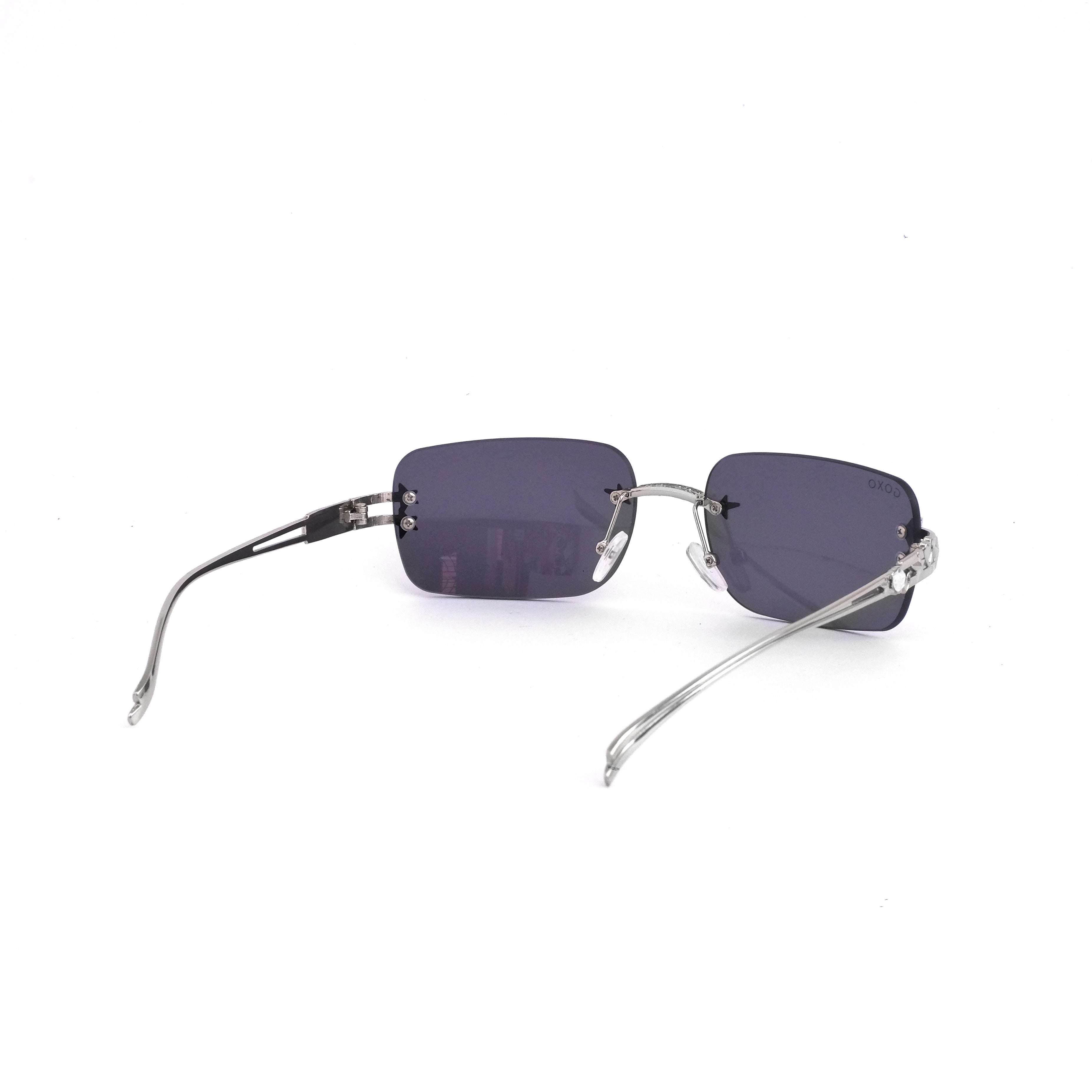 GOXO Y2K rimless black sunglass 863 alternate